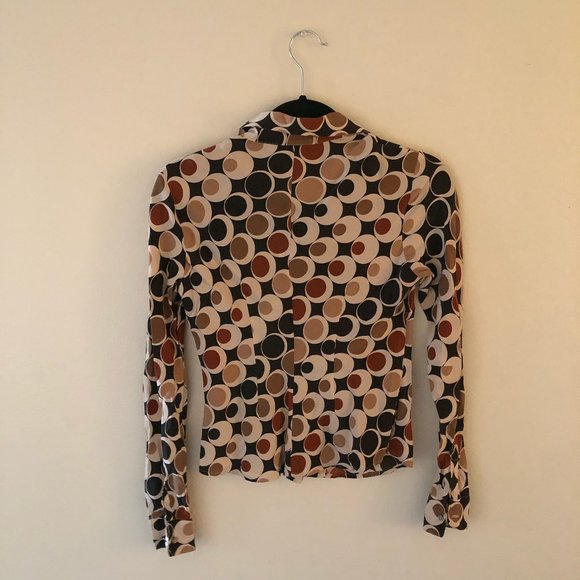 100% Silk Fall 2001 Banana Republic Button Down - Picture 2 of 7